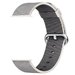 Curea iUni compatibila cu Apple Watch 1/2/3/4/5/6/7, 38mm, Nylon, Woven Strap, White/Gray
